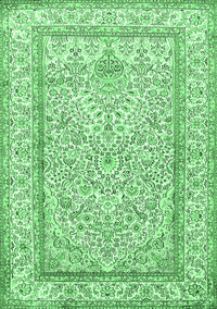 Persian Emerald Green Traditional Rug, tr374emgrn