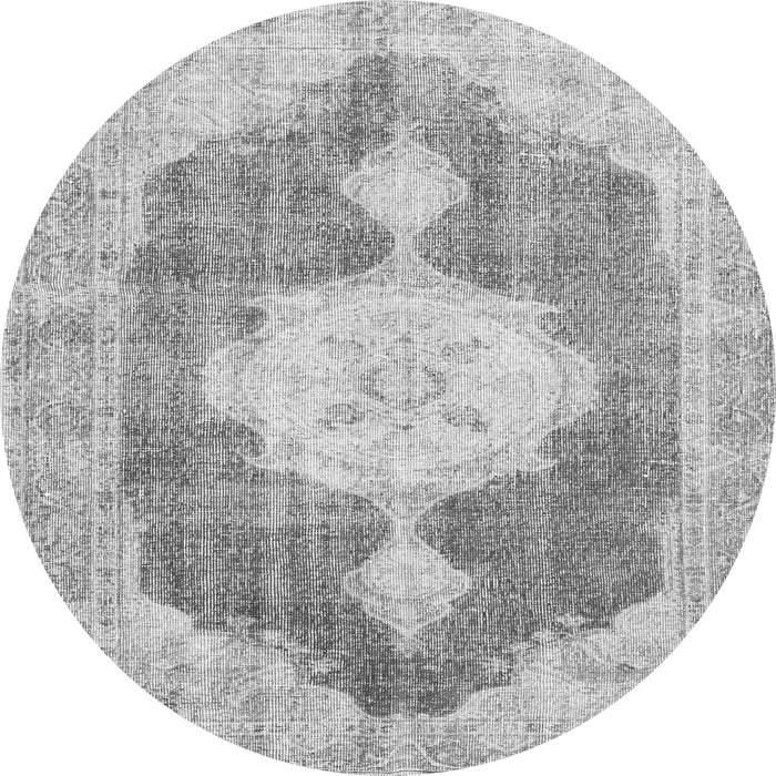 Square Persian Gray Traditional Rug, tr3750gry