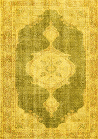 Persian Yellow Traditional Rug, tr3750yw