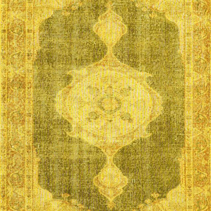 Persian Yellow Traditional Rug, tr3750yw