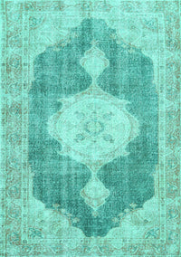 Persian Turquoise Traditional Rug, tr3750turq