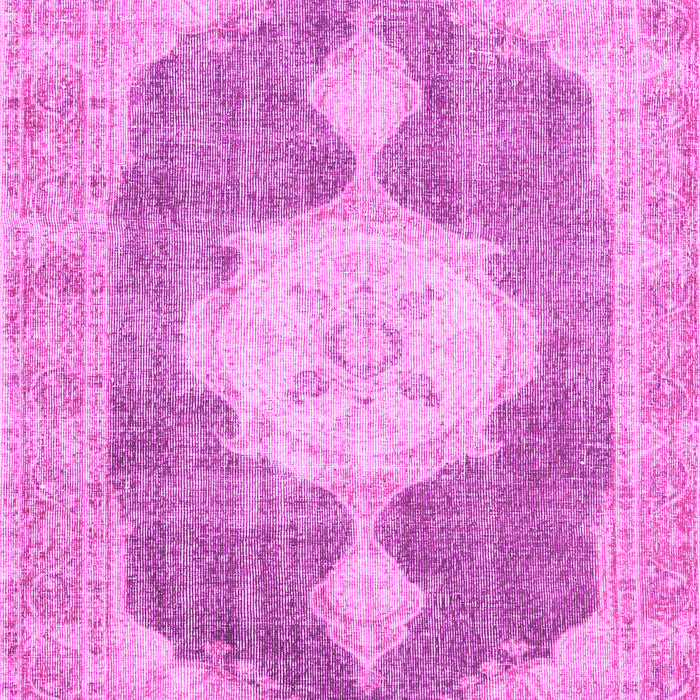 Machine Washable Persian Pink Traditional Rug, wshtr3750pnk