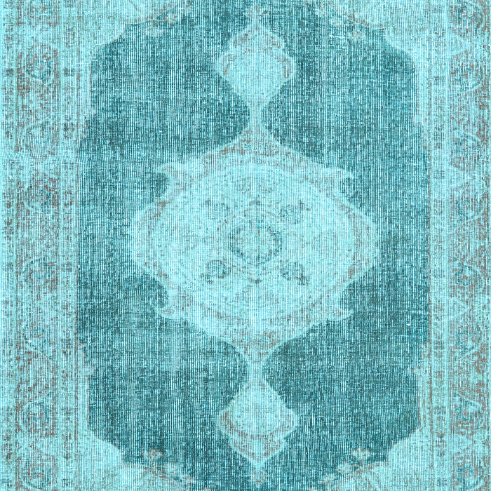 Machine Washable Persian Light Blue Traditional Rug, wshtr3750lblu