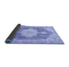 Sideview of Persian Blue Traditional Rug, tr3750blu