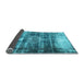 Sideview of Persian Light Blue Traditional Rug, tr3751lblu