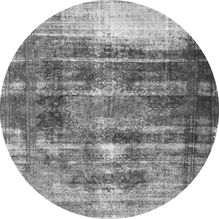 Square Persian Gray Traditional Rug, tr3751gry