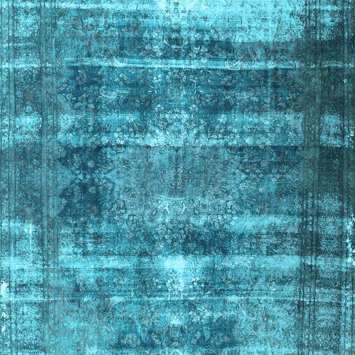 Machine Washable Persian Light Blue Traditional Rug, wshtr3751lblu