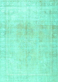 Persian Turquoise Traditional Rug, tr3752turq