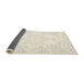 Sideview of Traditional Blanched Almond Beige Persian Rug, tr3753