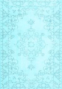 Persian Light Blue Traditional Rug, tr3753lblu