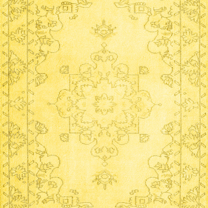 Persian Yellow Traditional Rug, tr3753yw