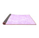 Sideview of Persian Purple Traditional Rug, tr3753pur