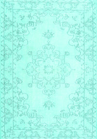 Persian Turquoise Traditional Rug, tr3753turq