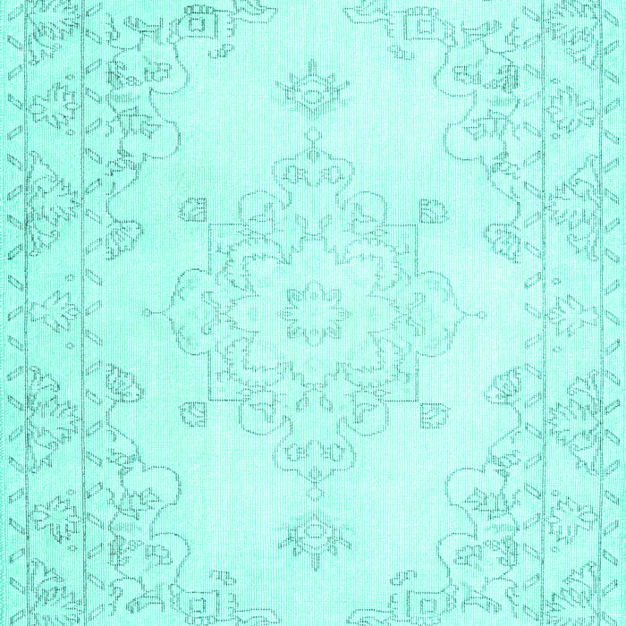 Persian Turquoise Traditional Rug, tr3753turq