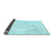 Sideview of Persian Light Blue Traditional Rug, tr3753lblu