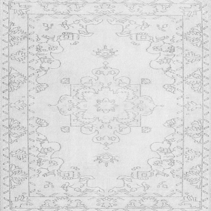 Serging Thickness of Persian Gray Traditional Rug, tr3753gry