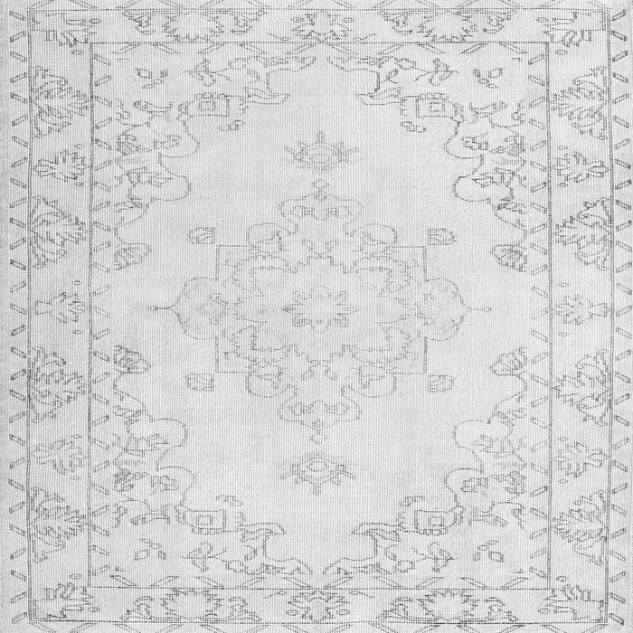 Serging Thickness of Persian Gray Traditional Rug, tr3754gry