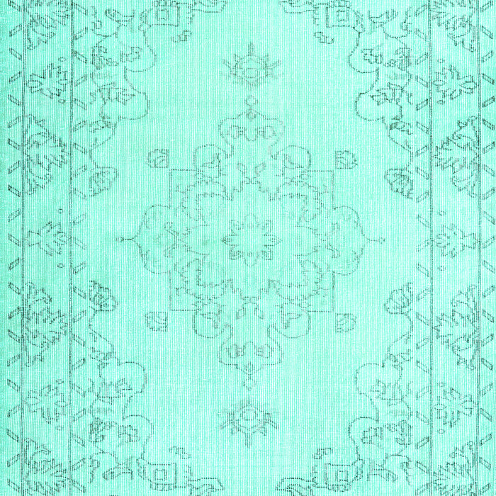 Persian Turquoise Traditional Rug, tr3754turq
