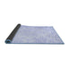 Sideview of Persian Blue Traditional Rug, tr3754blu