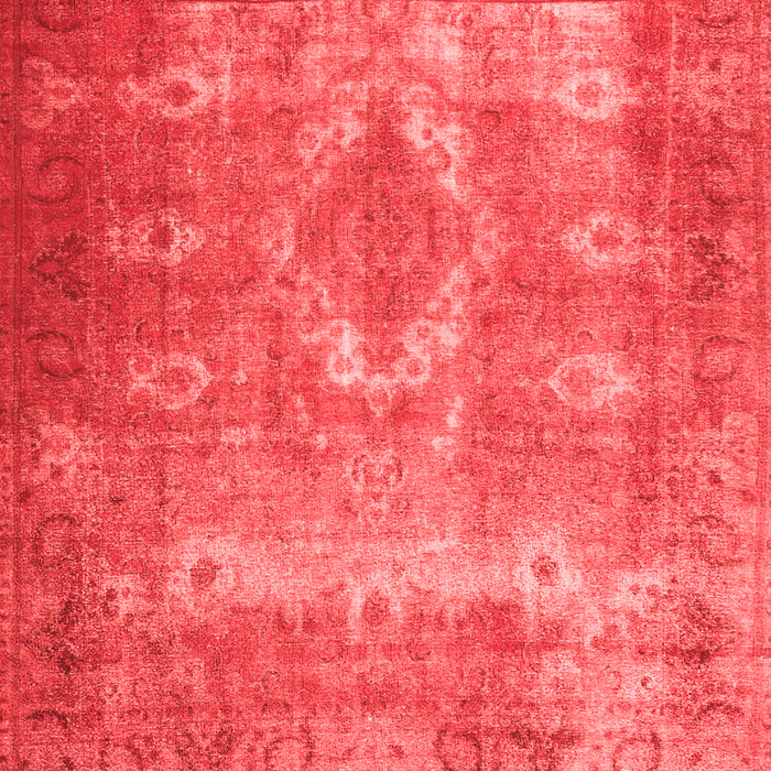Machine Washable Persian Red Traditional Rug, wshtr3756red