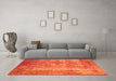 Machine Washable Persian Orange Traditional Area Rugs in a Living Room, wshtr3756org