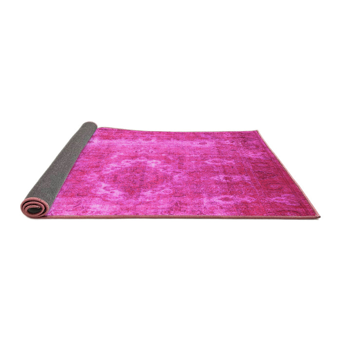 Sideview of Persian Pink Traditional Rug, tr3756pnk