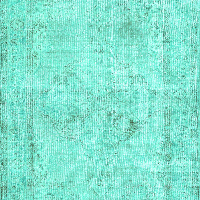 Machine Washable Persian Turquoise Traditional Area Rugs, wshtr3758turq