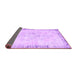 Sideview of Persian Purple Traditional Rug, tr3759pur