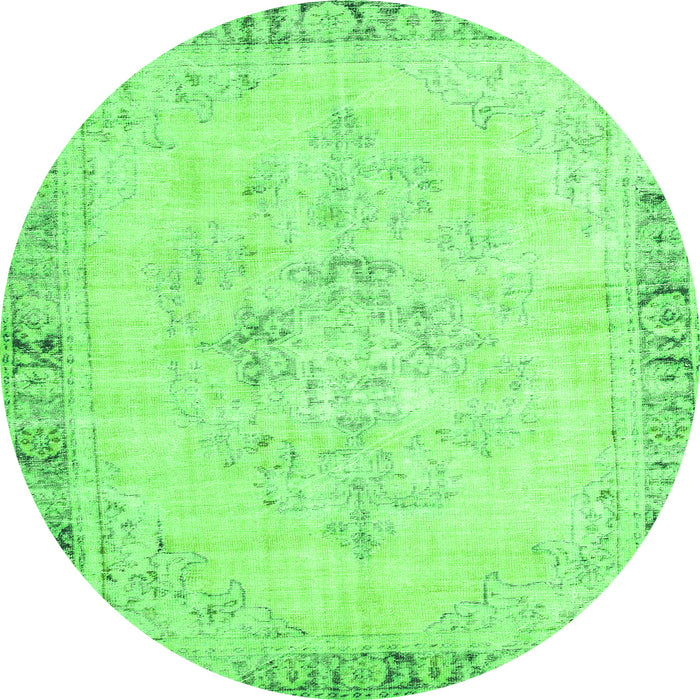 Machine Washable Persian Green Traditional Area Rugs, wshtr3759grn