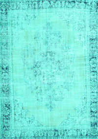 Persian Turquoise Traditional Rug, tr3759turq