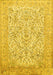 Persian Yellow Traditional Rug, tr375yw