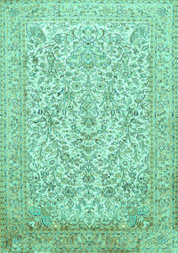 Persian Turquoise Traditional Rug, tr375turq