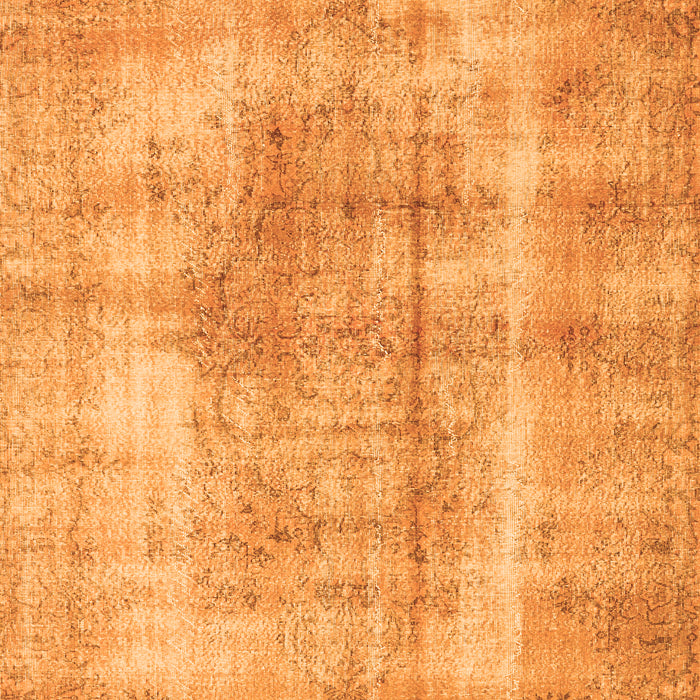 Serging Thickness of Machine Washable Persian Orange Traditional Area Rugs, wshtr3760org