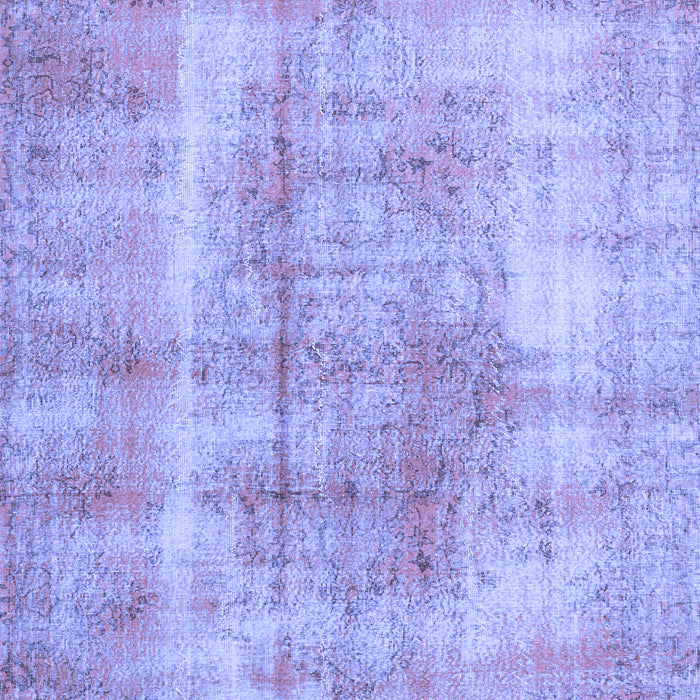 Machine Washable Persian Blue Traditional Rug, wshtr3760blu