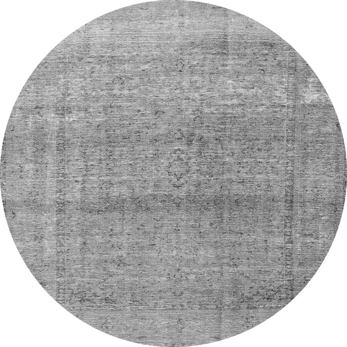 Square Persian Gray Traditional Rug, tr3761gry