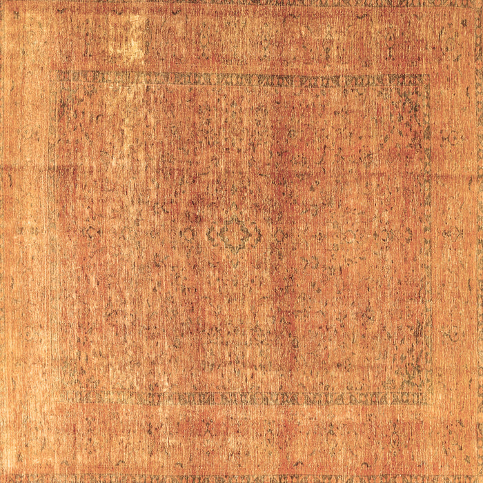 Square Persian Brown Traditional Rug, tr3761brn