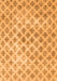 Serging Thickness of Machine Washable Persian Orange Traditional Area Rugs, wshtr3762org