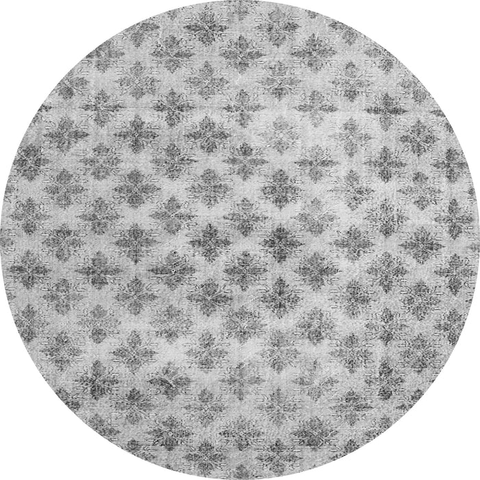 Square Persian Gray Traditional Rug, tr3762gry