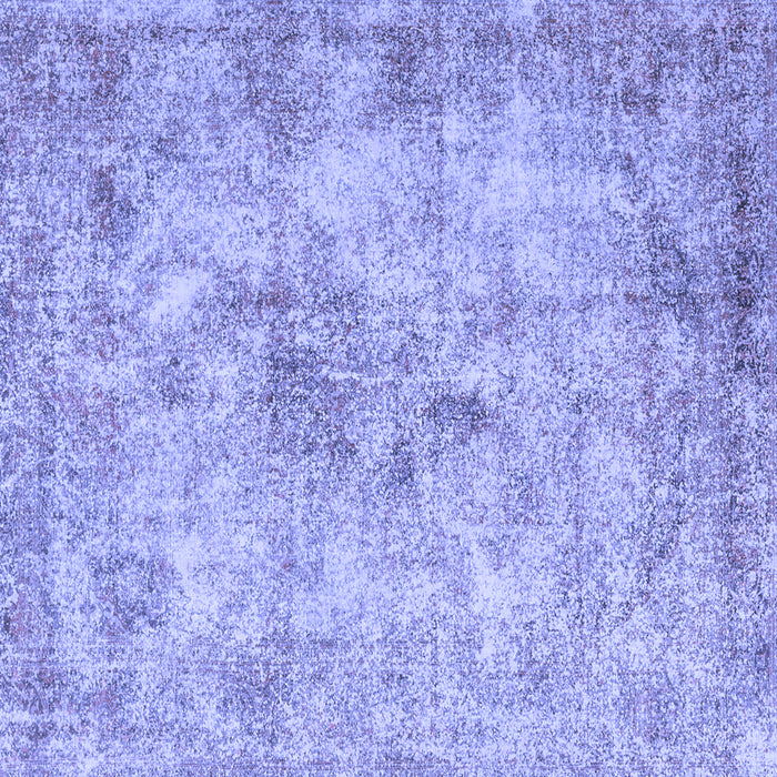 Square Machine Washable Persian Blue Traditional Rug, wshtr3763blu