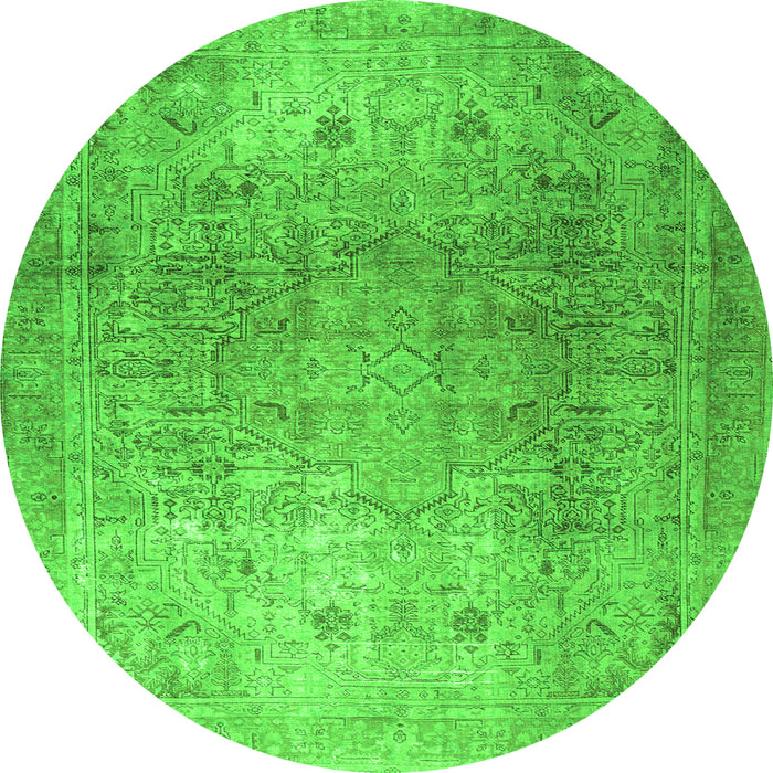 Machine Washable Persian Green Traditional Area Rugs, wshtr3764grn