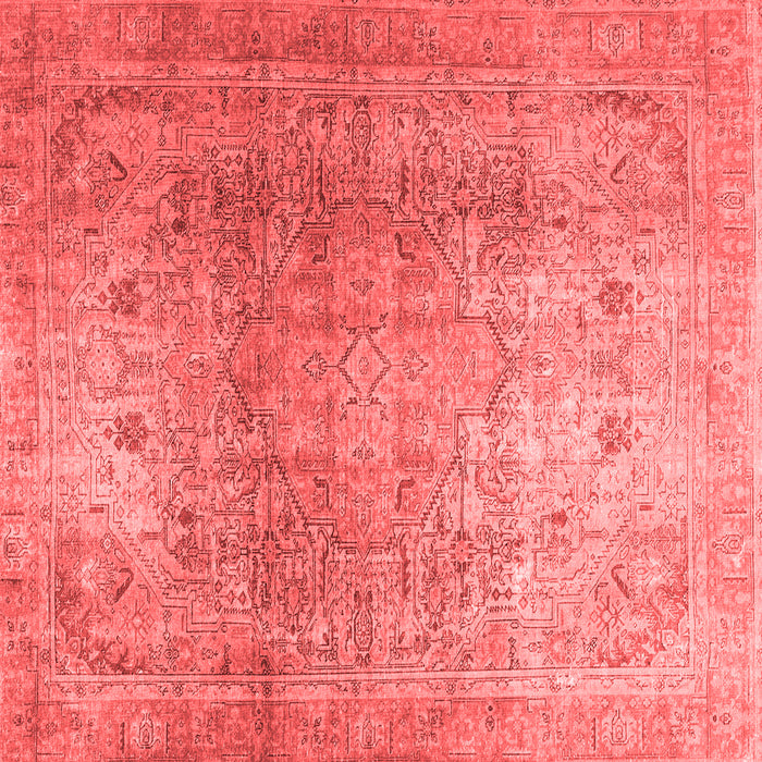 Machine Washable Persian Red Traditional Rug, wshtr3764red