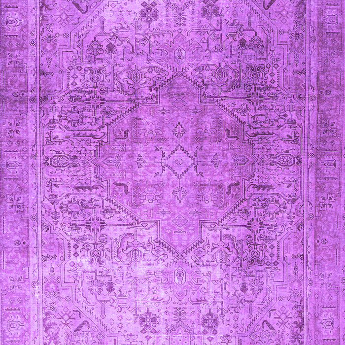 Machine Washable Persian Purple Traditional Area Rugs, wshtr3764pur