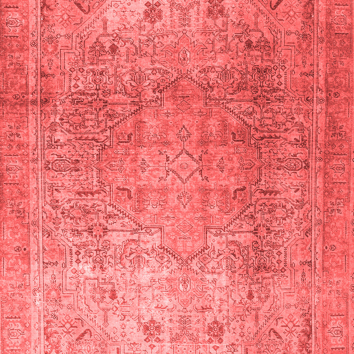 Machine Washable Persian Red Traditional Rug, wshtr3764red