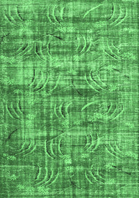 Oriental Emerald Green Asian Inspired Rug, tr3765emgrn