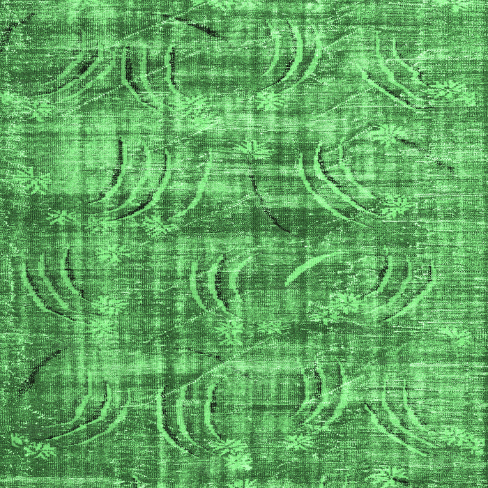 Oriental Emerald Green Asian Inspired Rug, tr3765emgrn