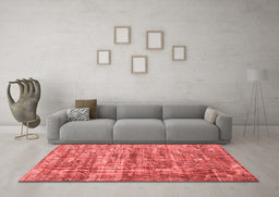 Asian Inspired Red Washable Rugs