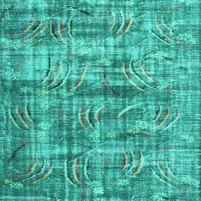 Oriental Turquoise Asian Inspired Rug, tr3765turq
