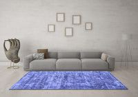 Machine Washable Oriental Blue Asian Inspired Rug, wshtr3765blu