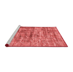 Asian Inspired Red Washable Rugs