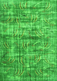 Oriental Green Asian Inspired Rug, tr3765grn